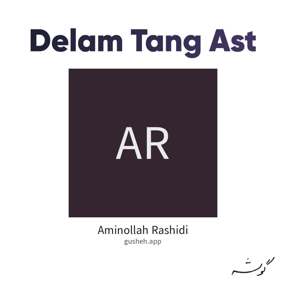 دلم تنگ است