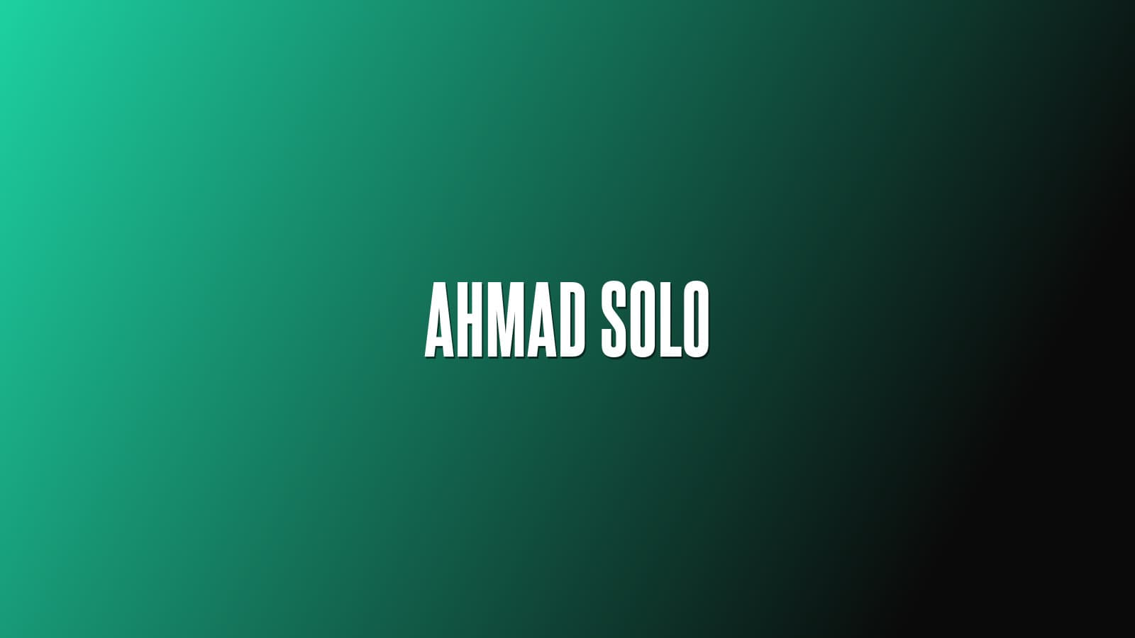 Ahmad Solo