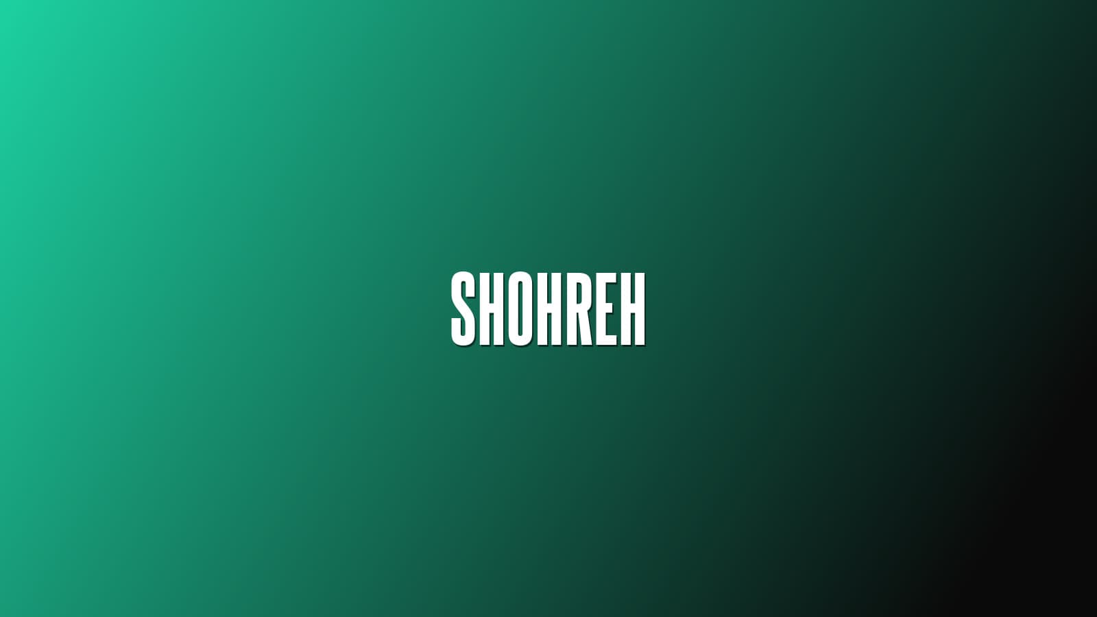 Shohreh