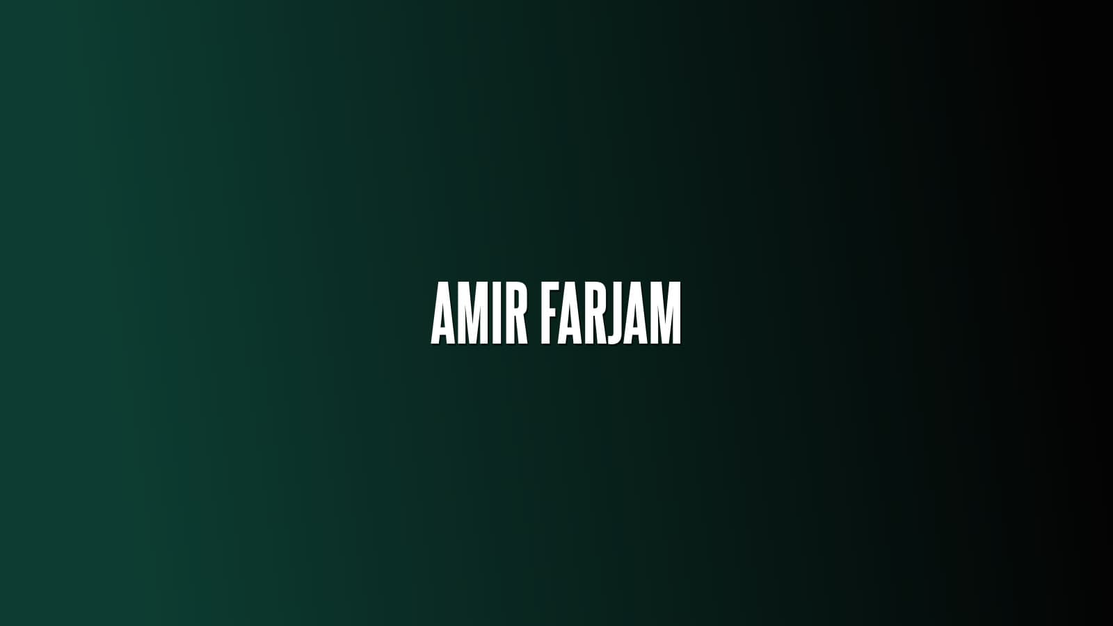 Amir Farjam