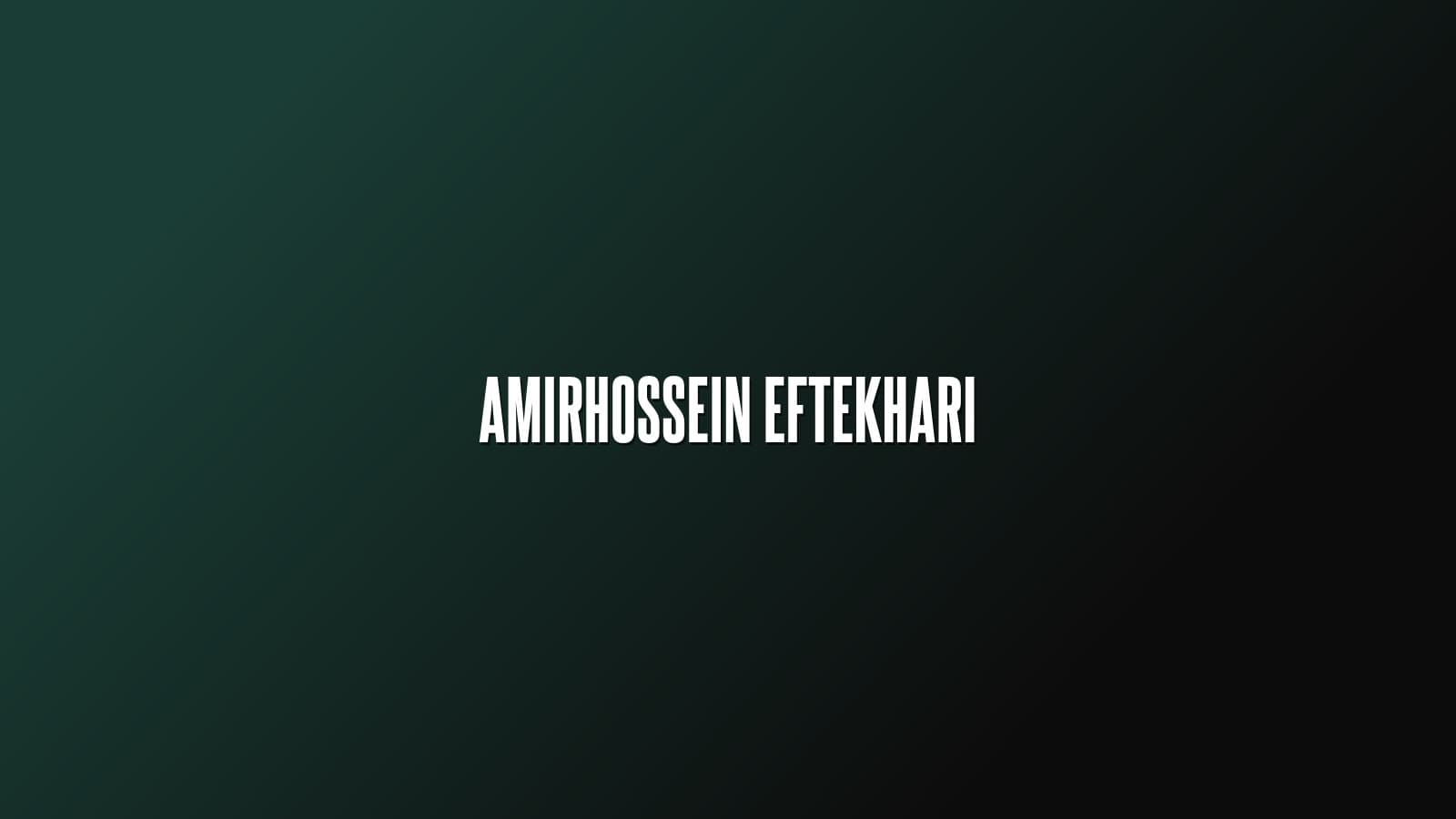 Amirhossein Eftekhari