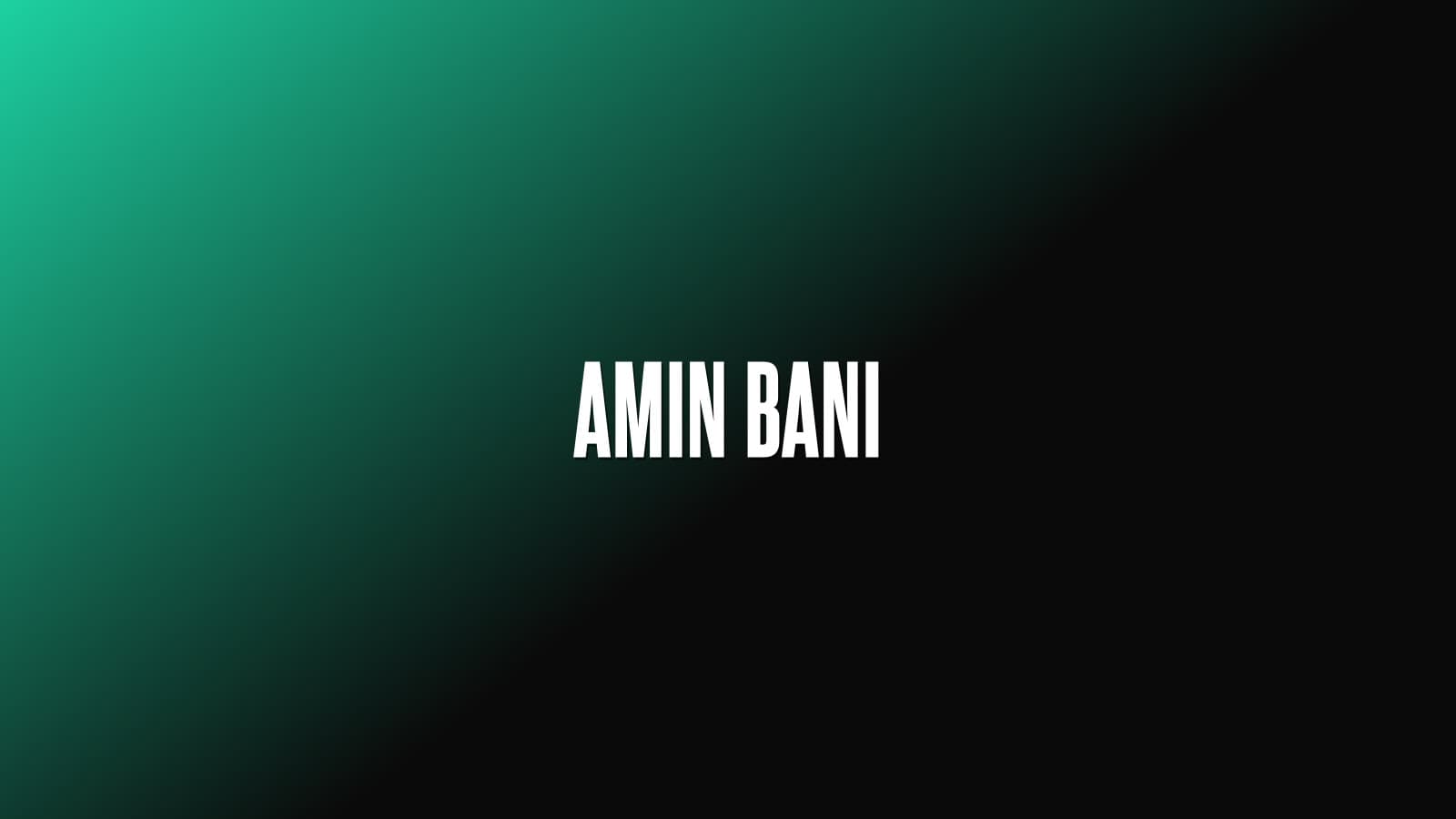 Amin Bani
