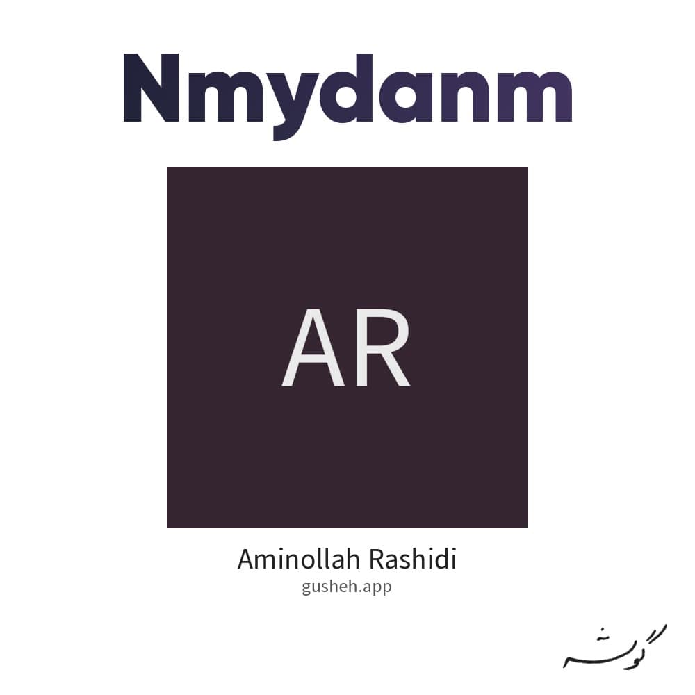 نمیدانم