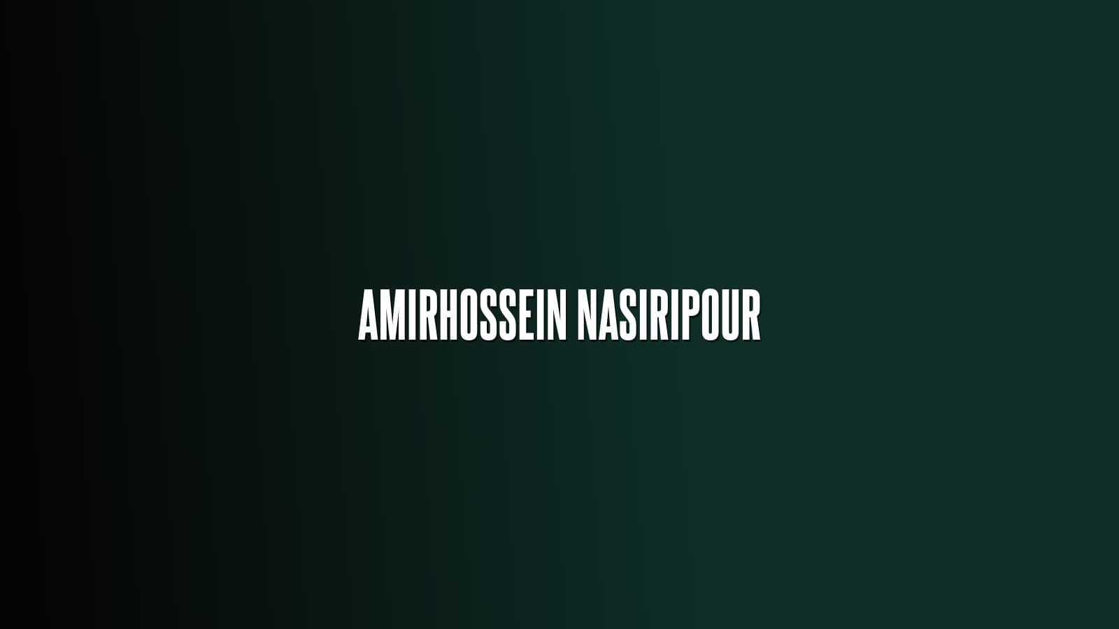 Amirhossein Nasiripour