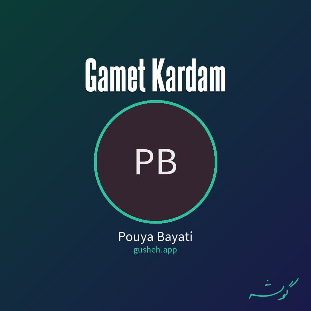 گمت کردم