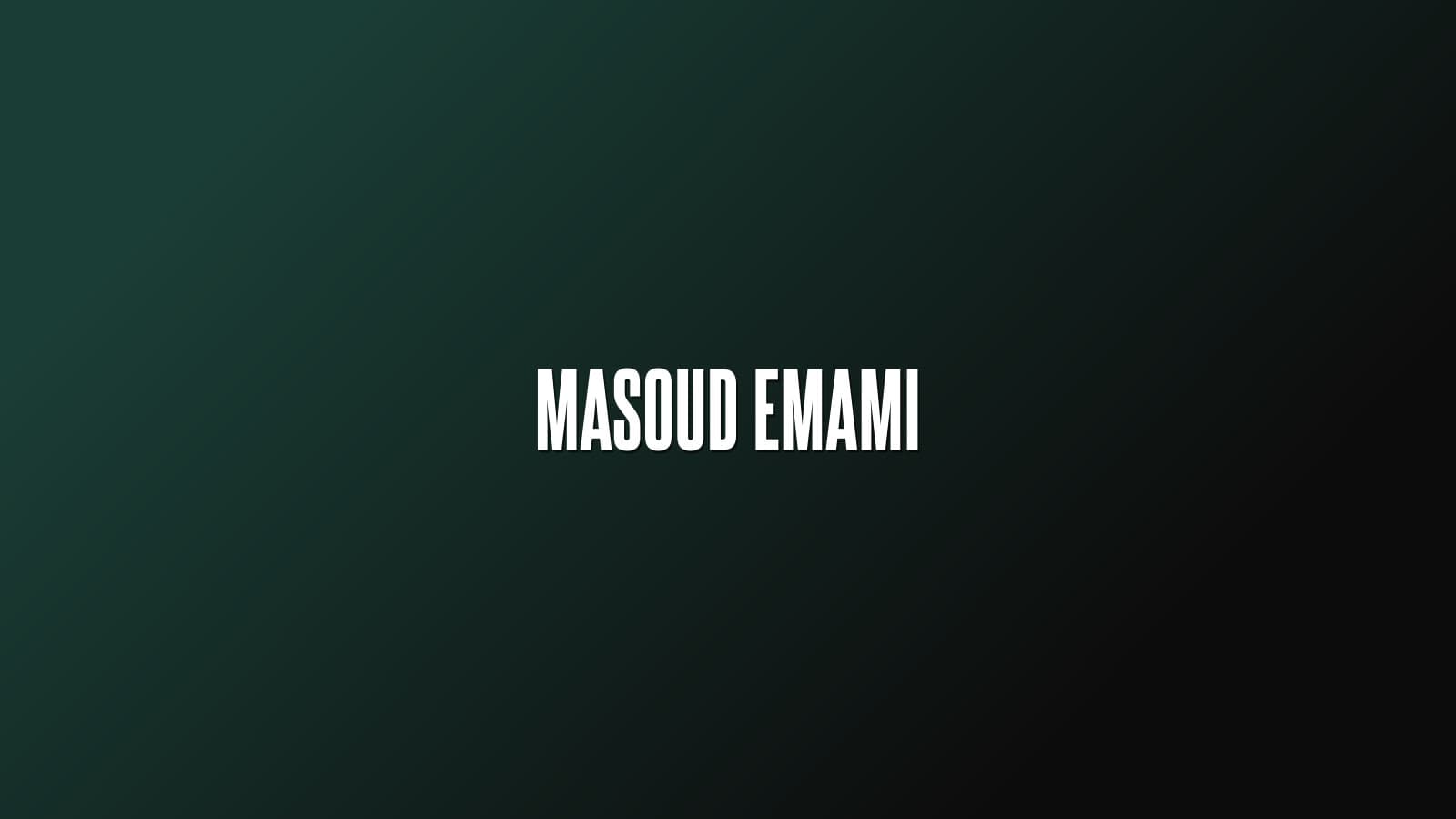 Masoud Emami