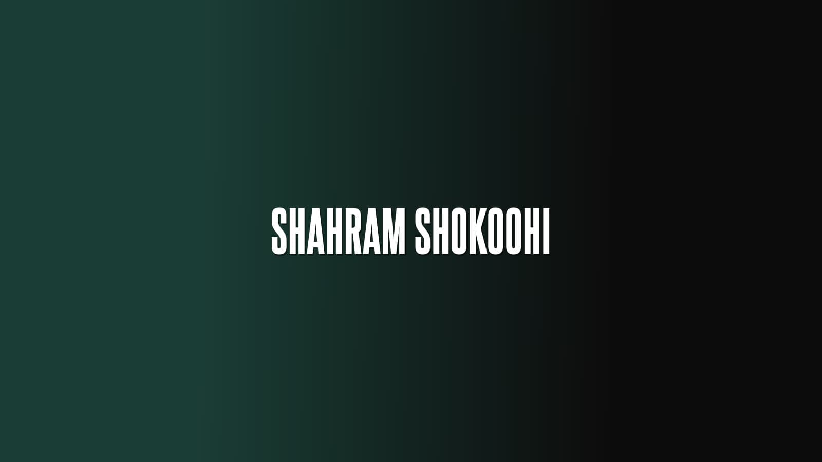 Shahram Shokoohi