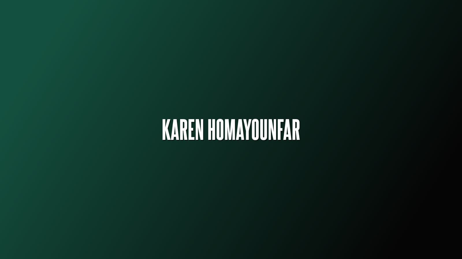 Karen Homayounfar