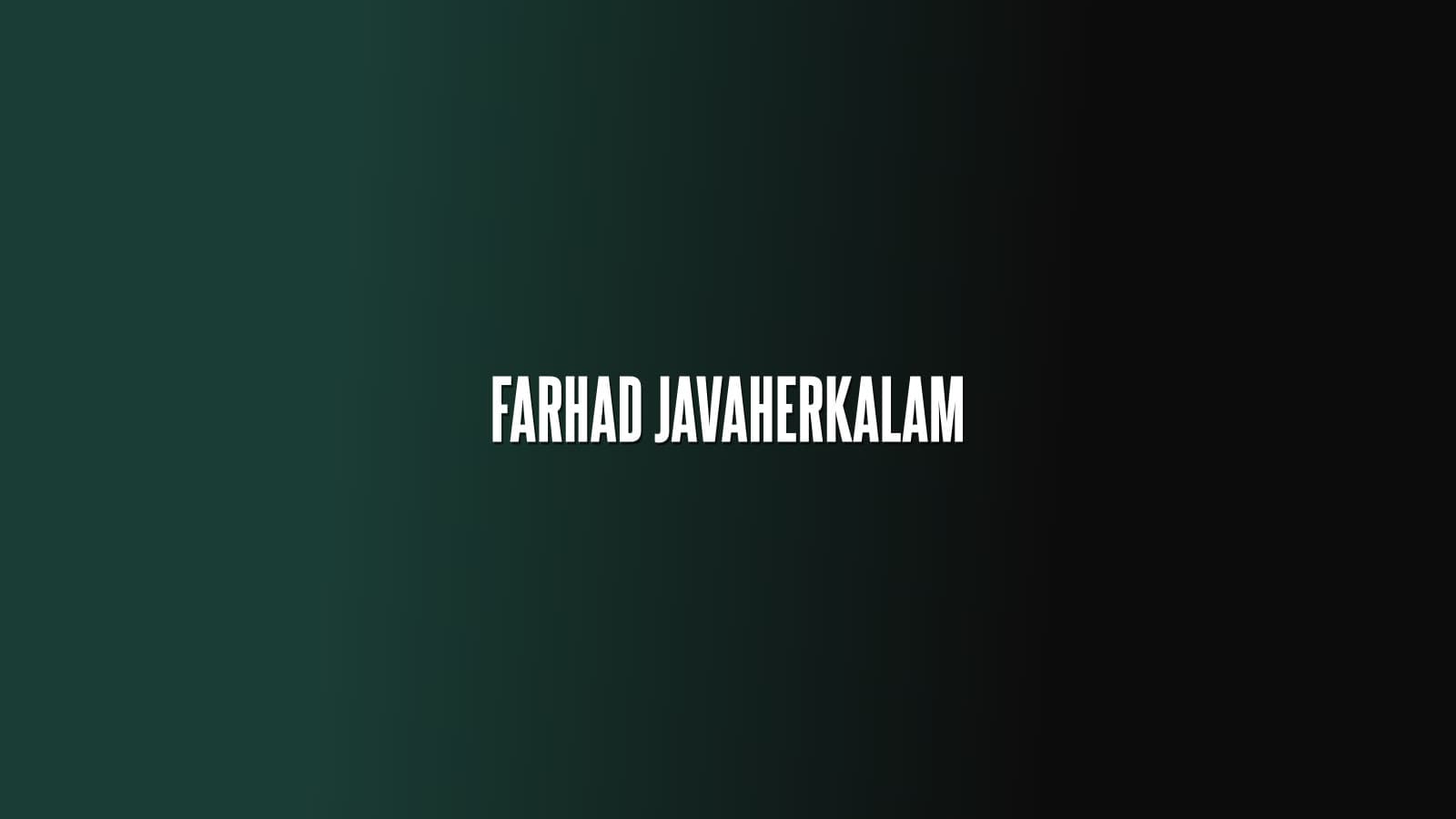 Farhad Javaherkalam