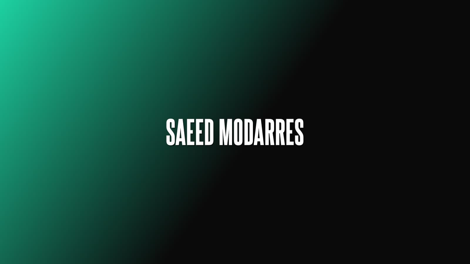 Saeed Modarres