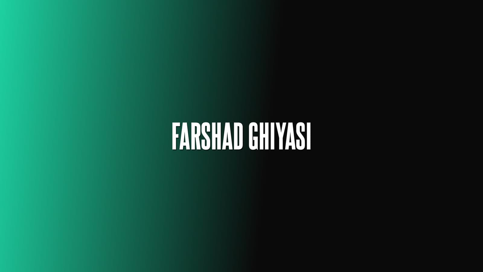 Farshad Ghiyasi
