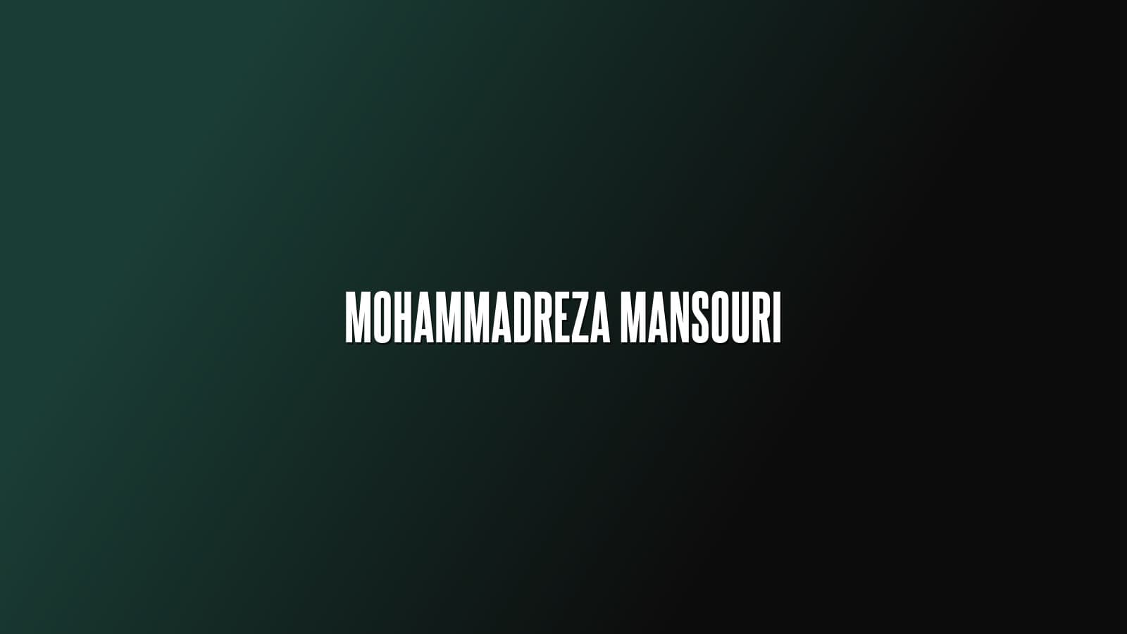 Mohammadreza Mansouri