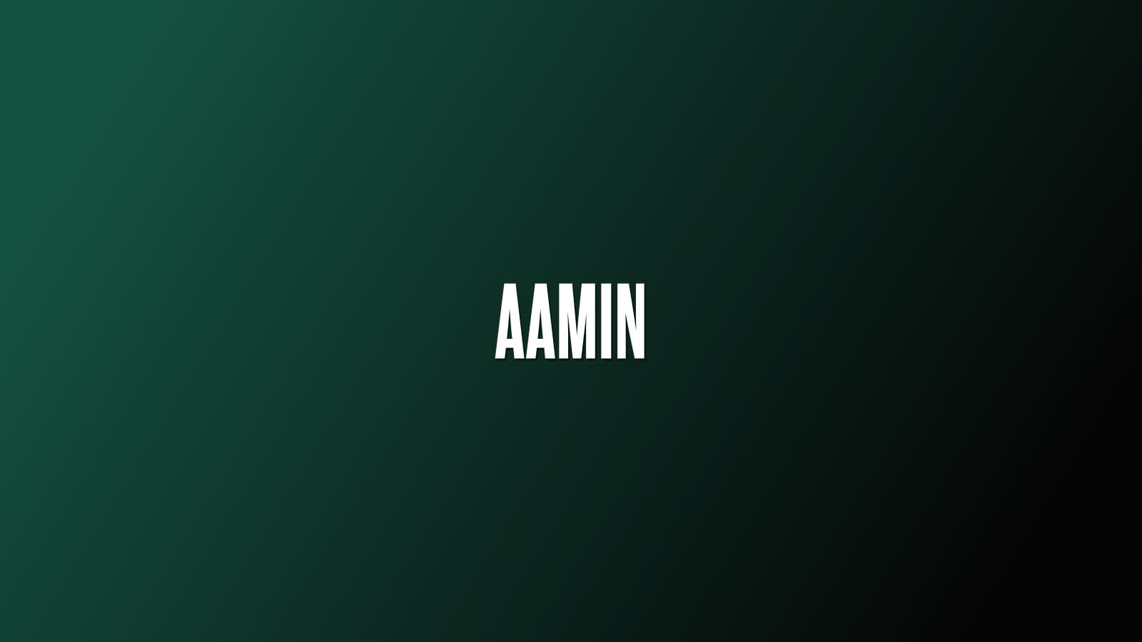 Aamin