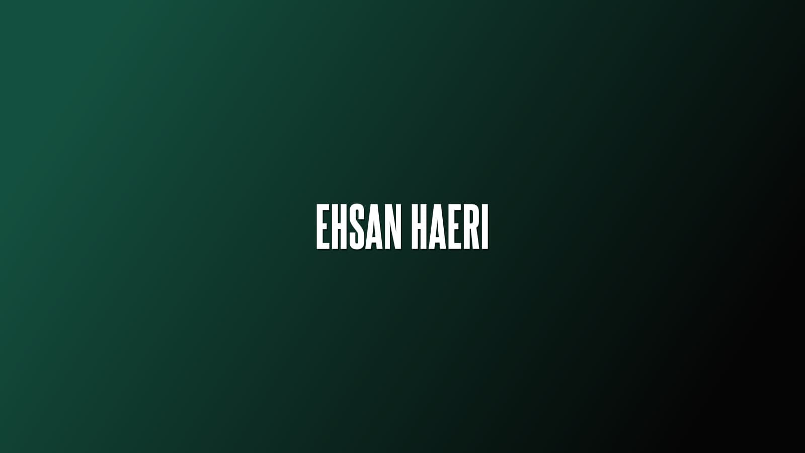 Ehsan Haeri